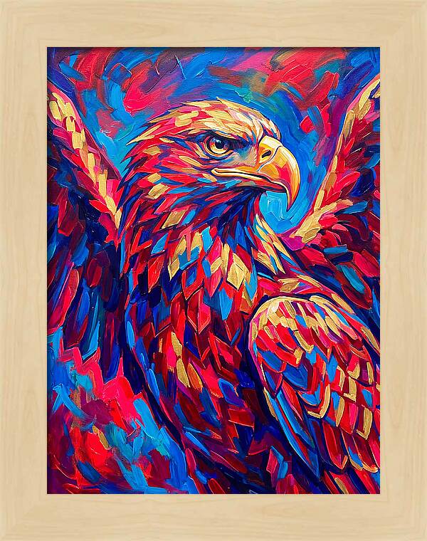 Eagle In Vibrant Colors