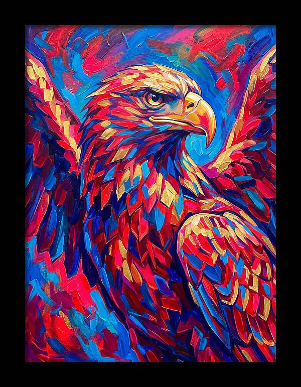 Eagle In Vibrant Colors