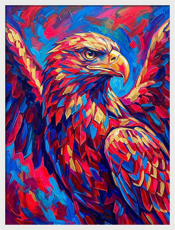 Eagle In Vibrant Colors