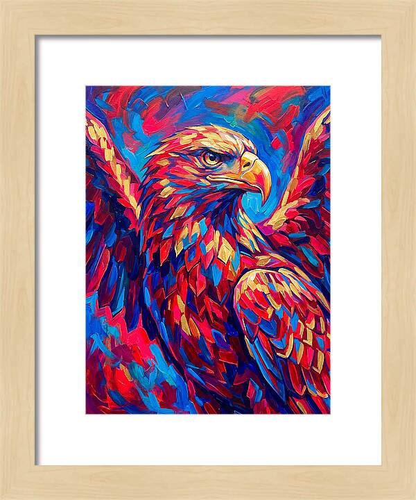Eagle In Vibrant Colors
