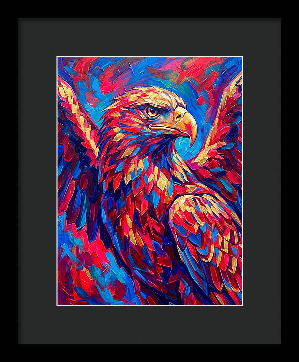 Eagle In Vibrant Colors
