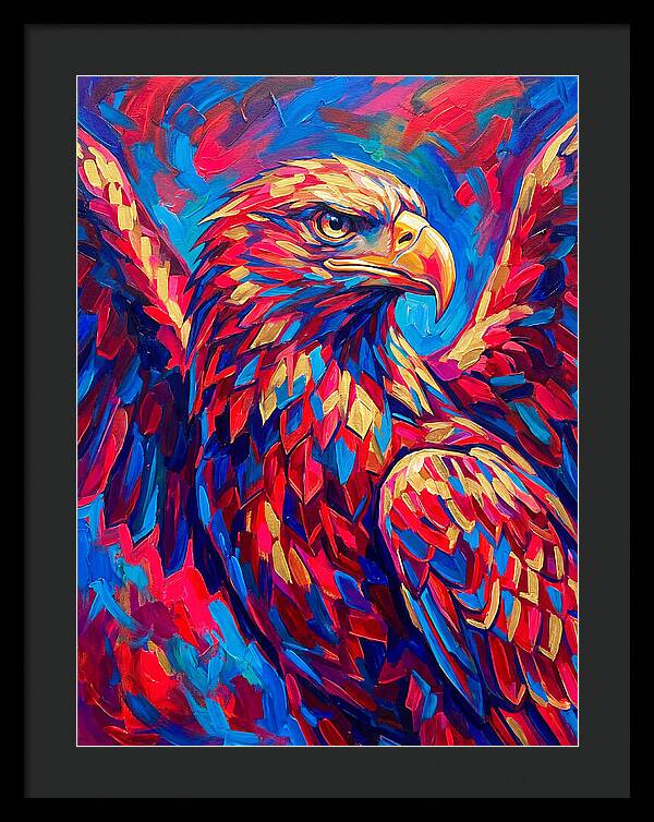 Eagle In Vibrant Colors