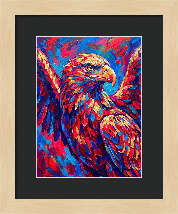 Eagle In Vibrant Colors