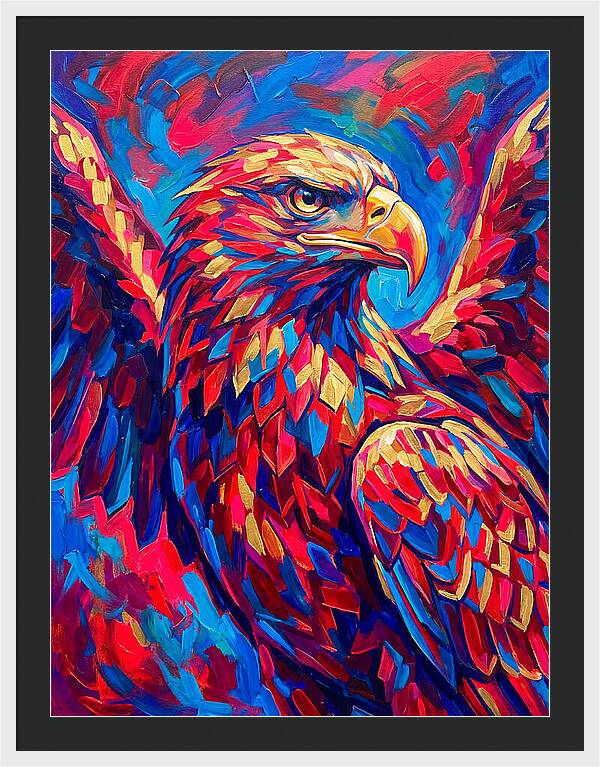 Eagle In Vibrant Colors