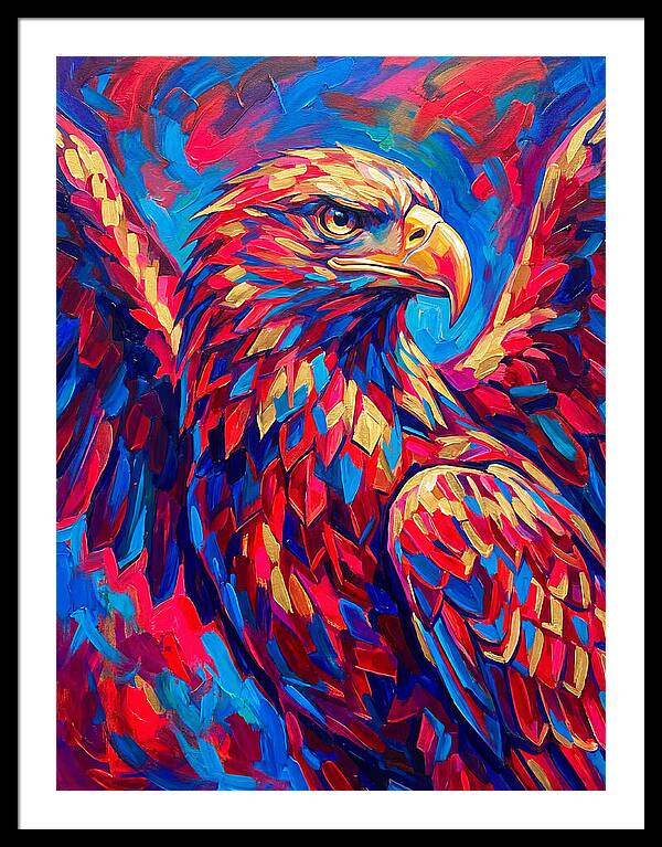 Eagle In Vibrant Colors
