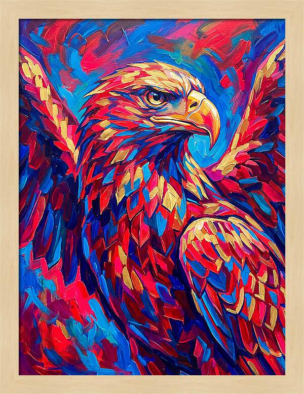 Eagle In Vibrant Colors