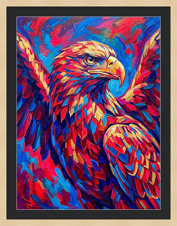 Eagle In Vibrant Colors