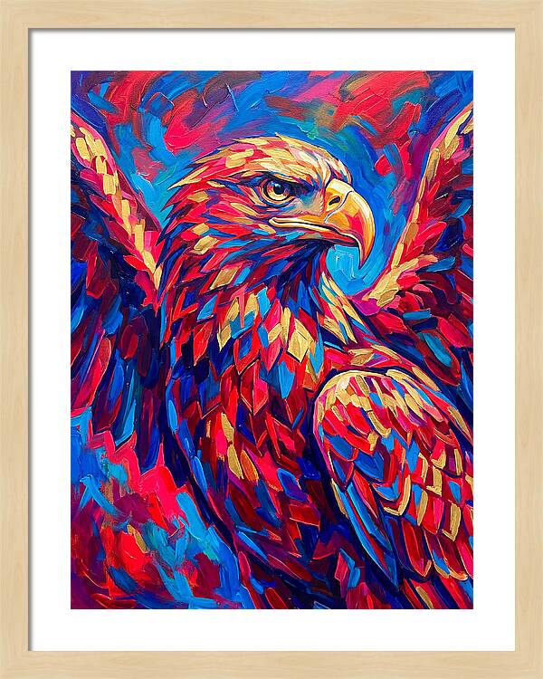 Eagle In Vibrant Colors