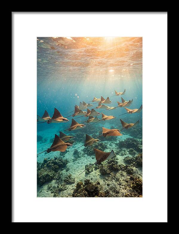 Eagle Rays In Harmony