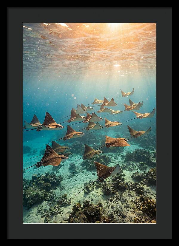 Eagle Rays In Harmony