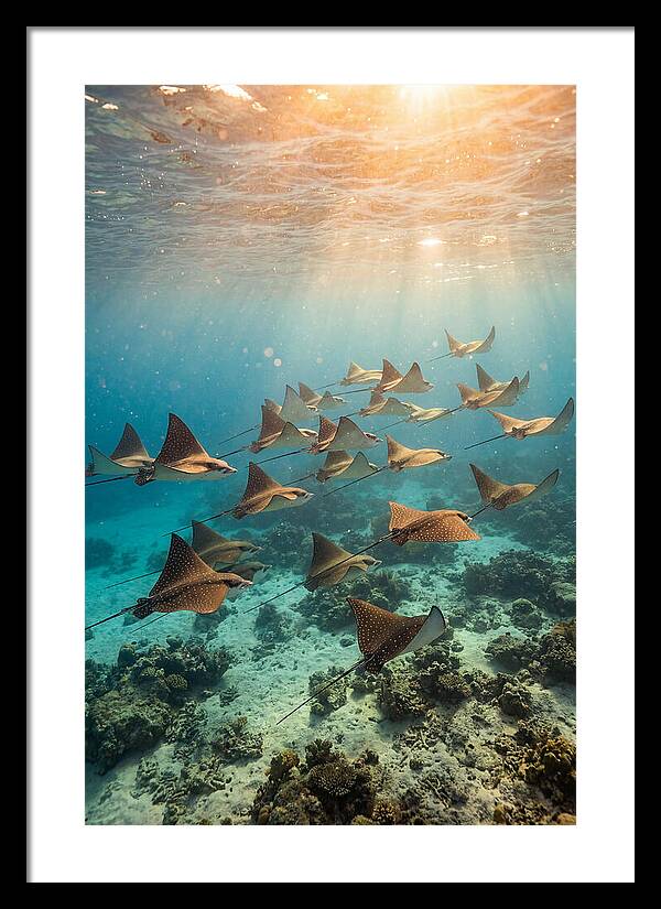 Eagle Rays In Harmony