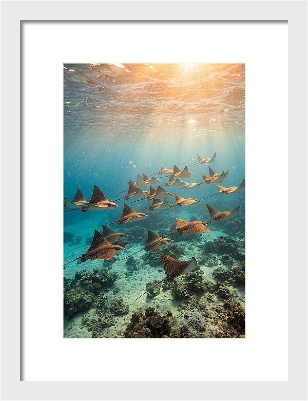 Eagle Rays In Harmony