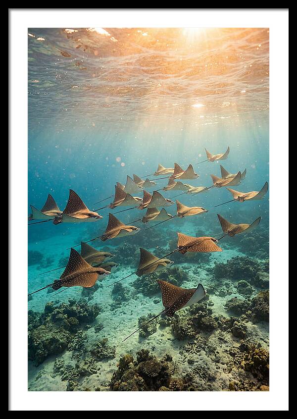 Eagle Rays In Harmony