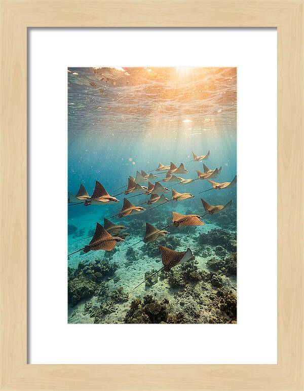 Eagle Rays In Harmony