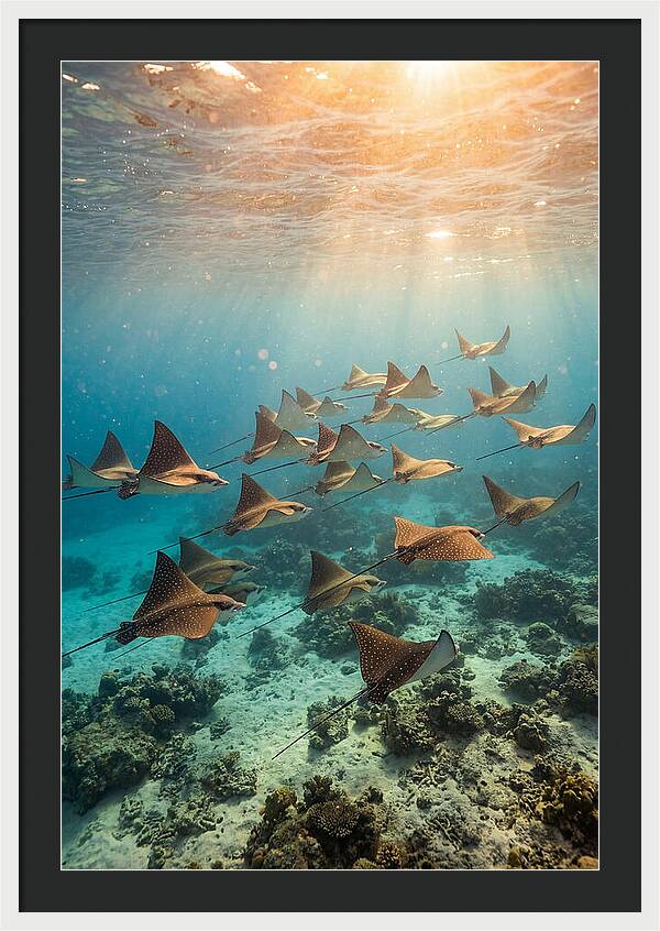 Eagle Rays In Harmony