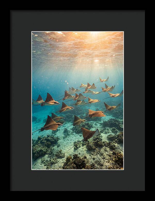 Eagle Rays In Harmony