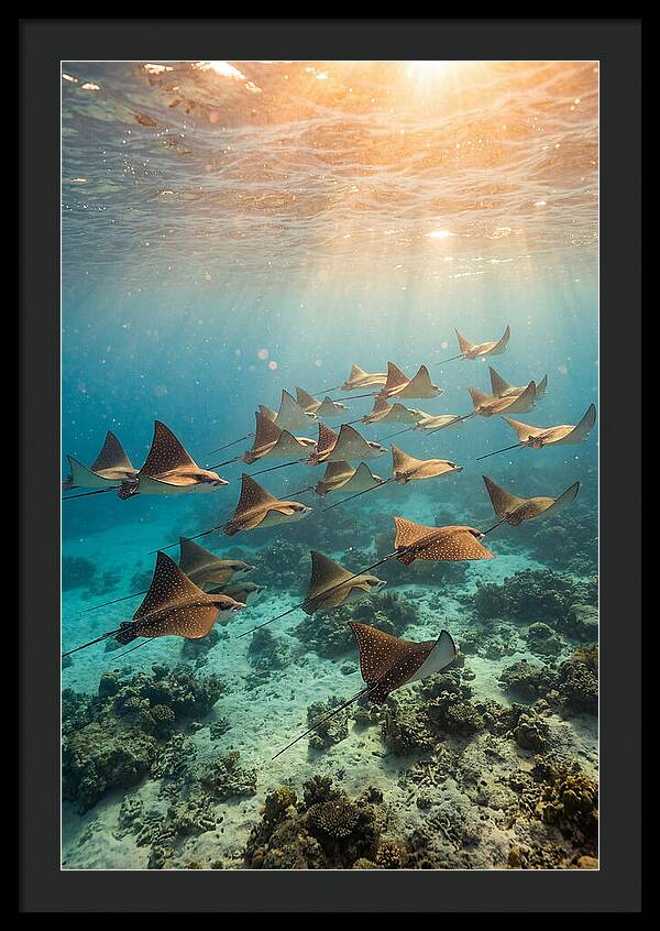 Eagle Rays In Harmony