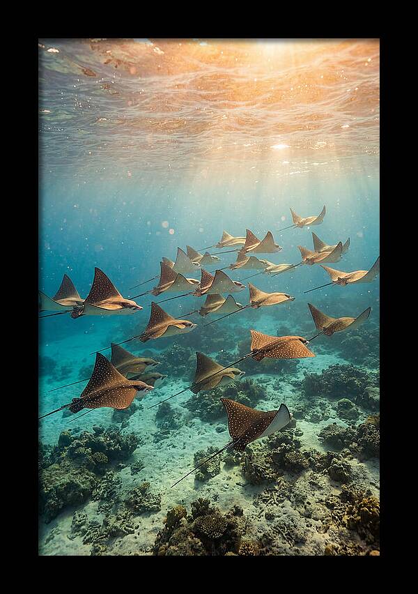 Eagle Rays In Harmony