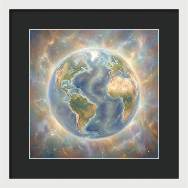 Earth In Cosmic Embrace