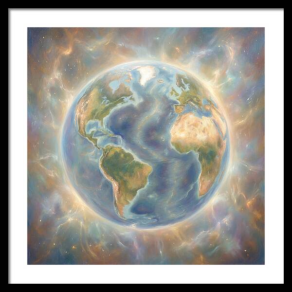 Earth In Cosmic Embrace