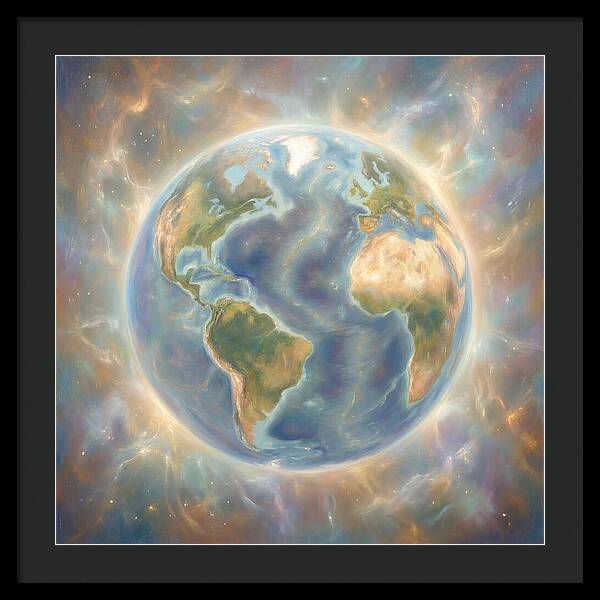 Earth In Cosmic Embrace