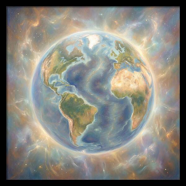 Earth In Cosmic Embrace