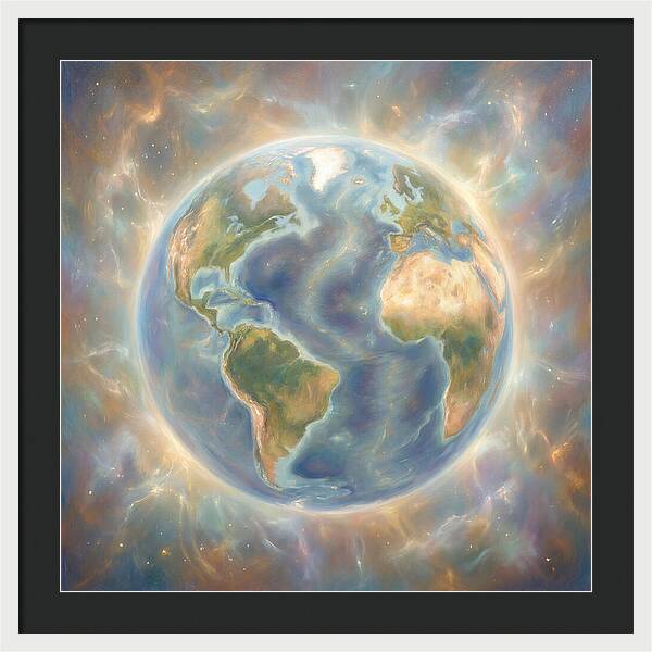 Earth In Cosmic Embrace