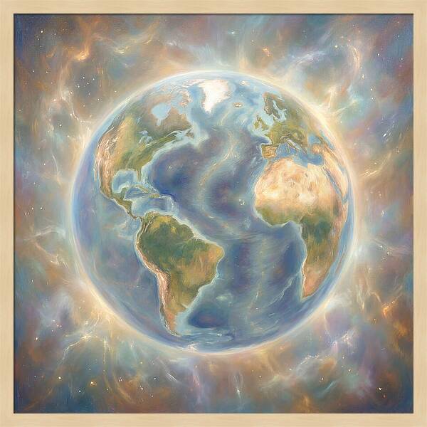 Earth In Cosmic Embrace