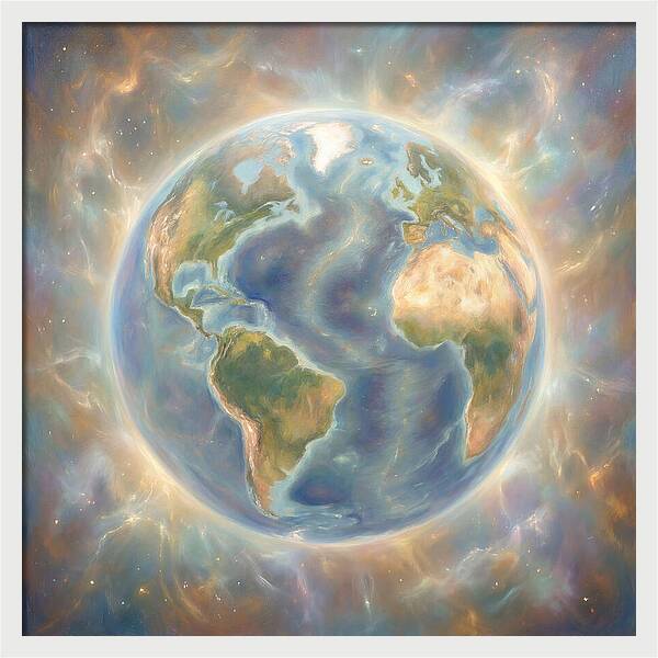 Earth In Cosmic Embrace