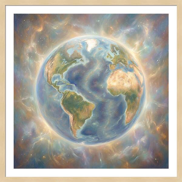 Earth In Cosmic Embrace