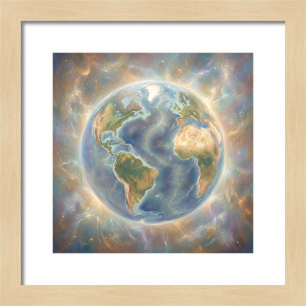Earth In Cosmic Embrace