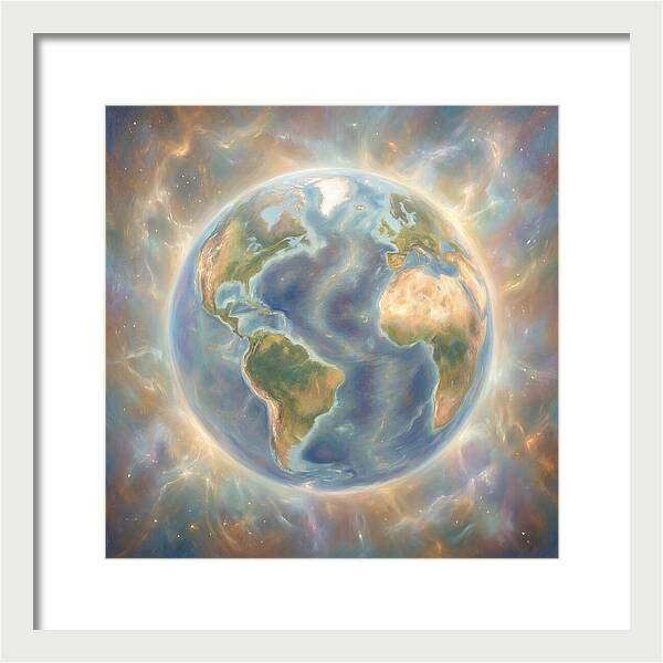 Earth In Cosmic Embrace
