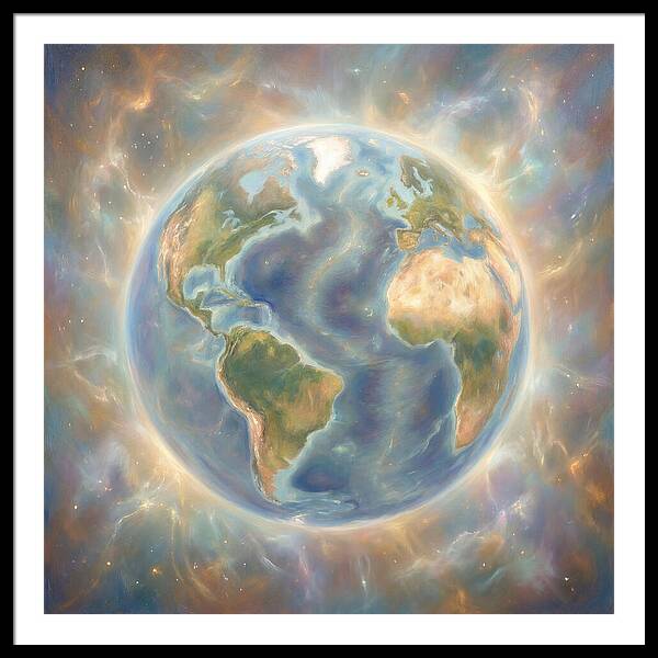 Earth In Cosmic Embrace
