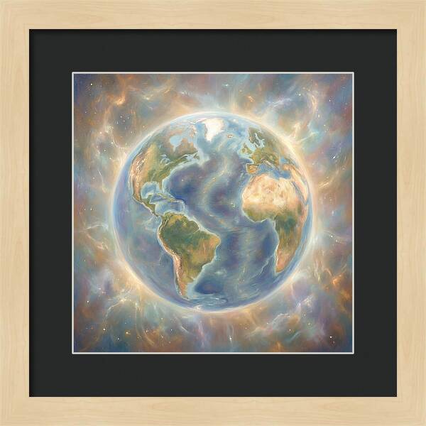 Earth In Cosmic Embrace