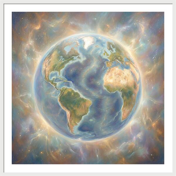 Earth In Cosmic Embrace