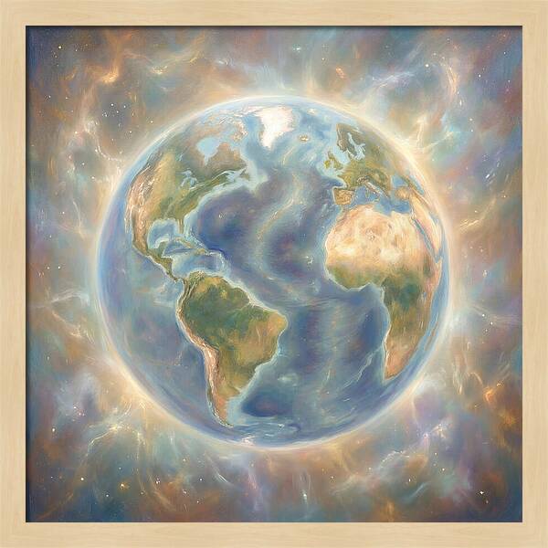 Earth In Cosmic Embrace