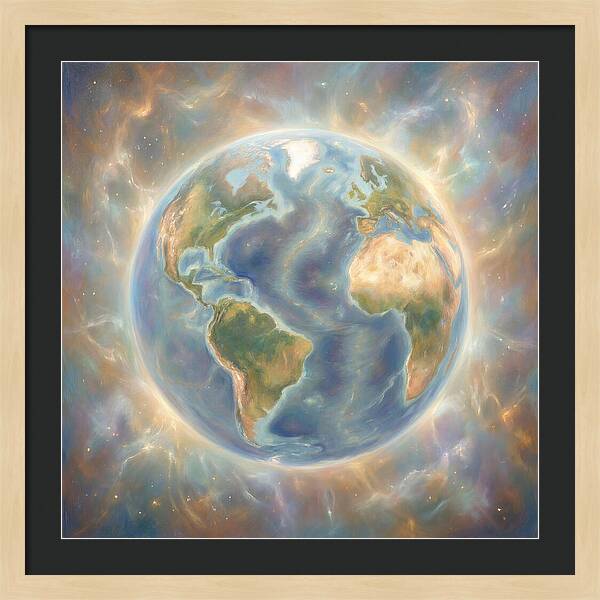 Earth In Cosmic Embrace