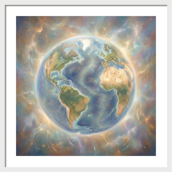Earth In Cosmic Embrace