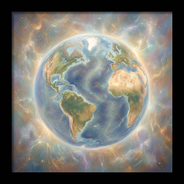 Earth In Cosmic Embrace