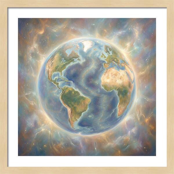 Earth In Cosmic Embrace