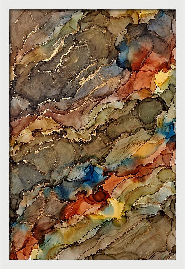 Earth Tones Flowing Landscape