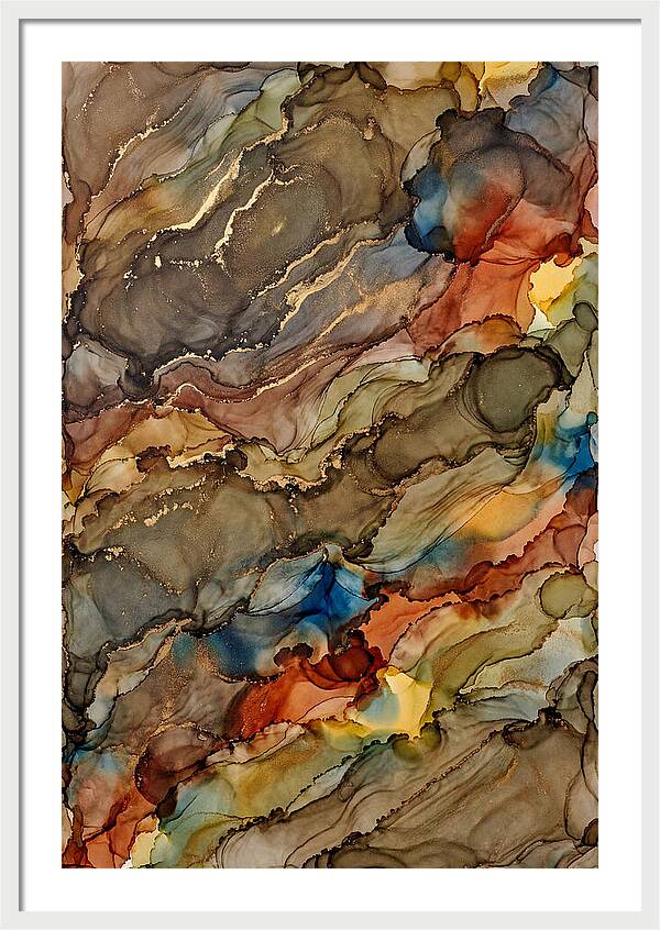 Earth Tones Flowing Landscape