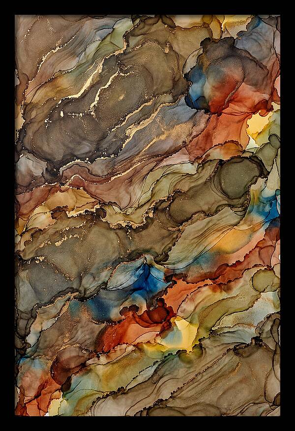 Earth Tones Flowing Landscape