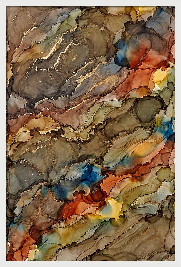 Earth Tones Flowing Landscape