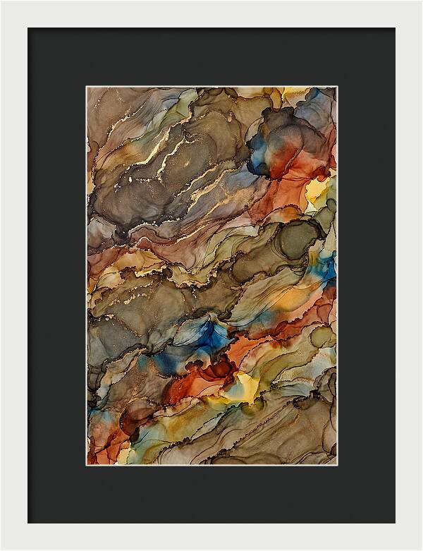 Earth Tones Flowing Landscape