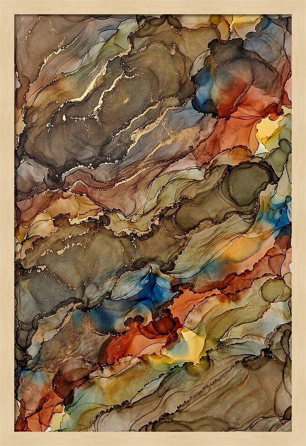 Earth Tones Flowing Landscape