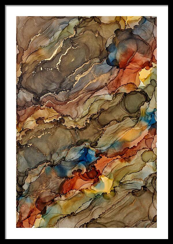 Earth Tones Flowing Landscape