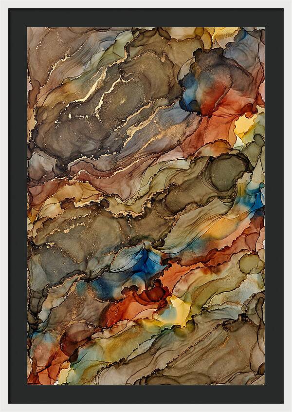 Earth Tones Flowing Landscape