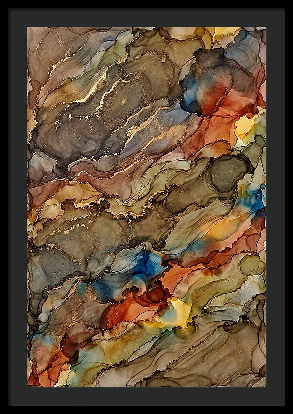 Earth Tones Flowing Landscape