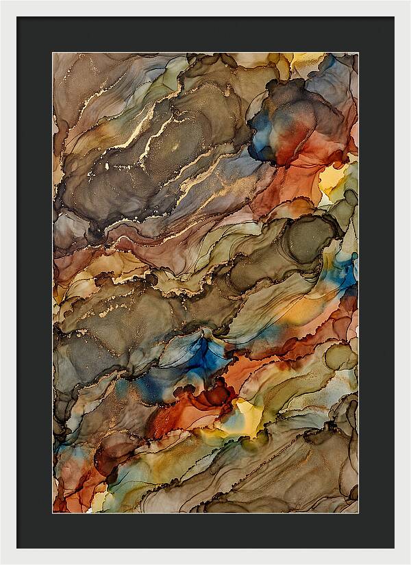 Earth Tones Flowing Landscape
